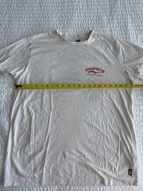 Picture Mountain Series White Short Sleeve Graphic Tee